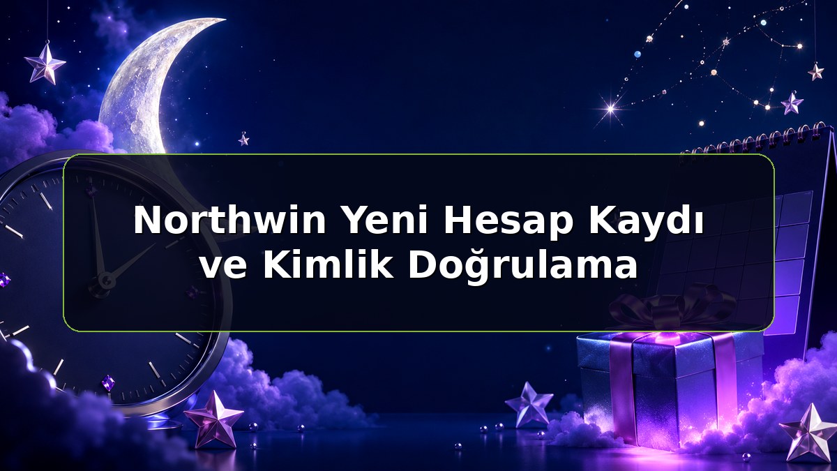 Northwin Yeni Hesap Kaydı ve Kimlik Doğrulama konulu Northwin bilgilendirme görseli